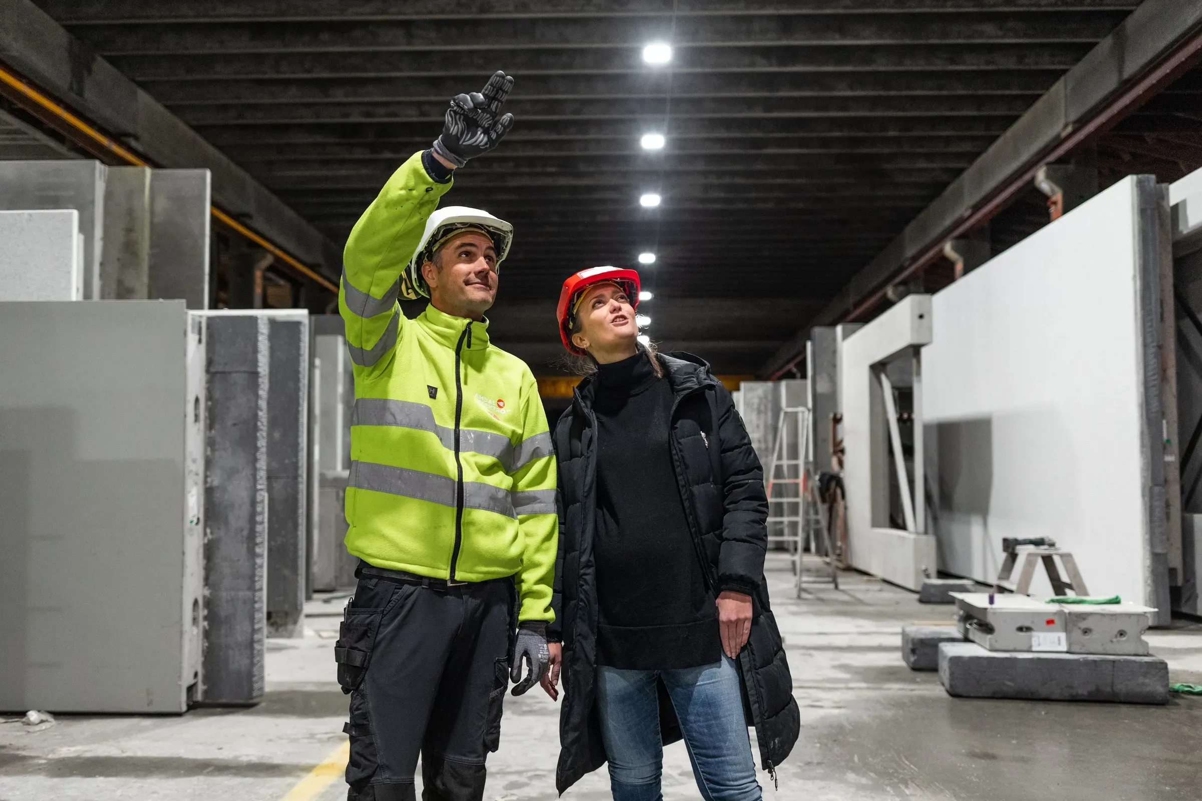 Betongfabrikk produksjonslokaler