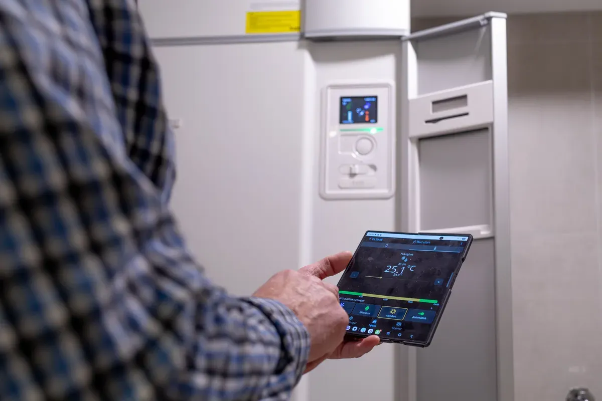 Importkaia styring av lys og varme