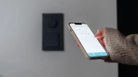 Smarthus applikasjon i bruk