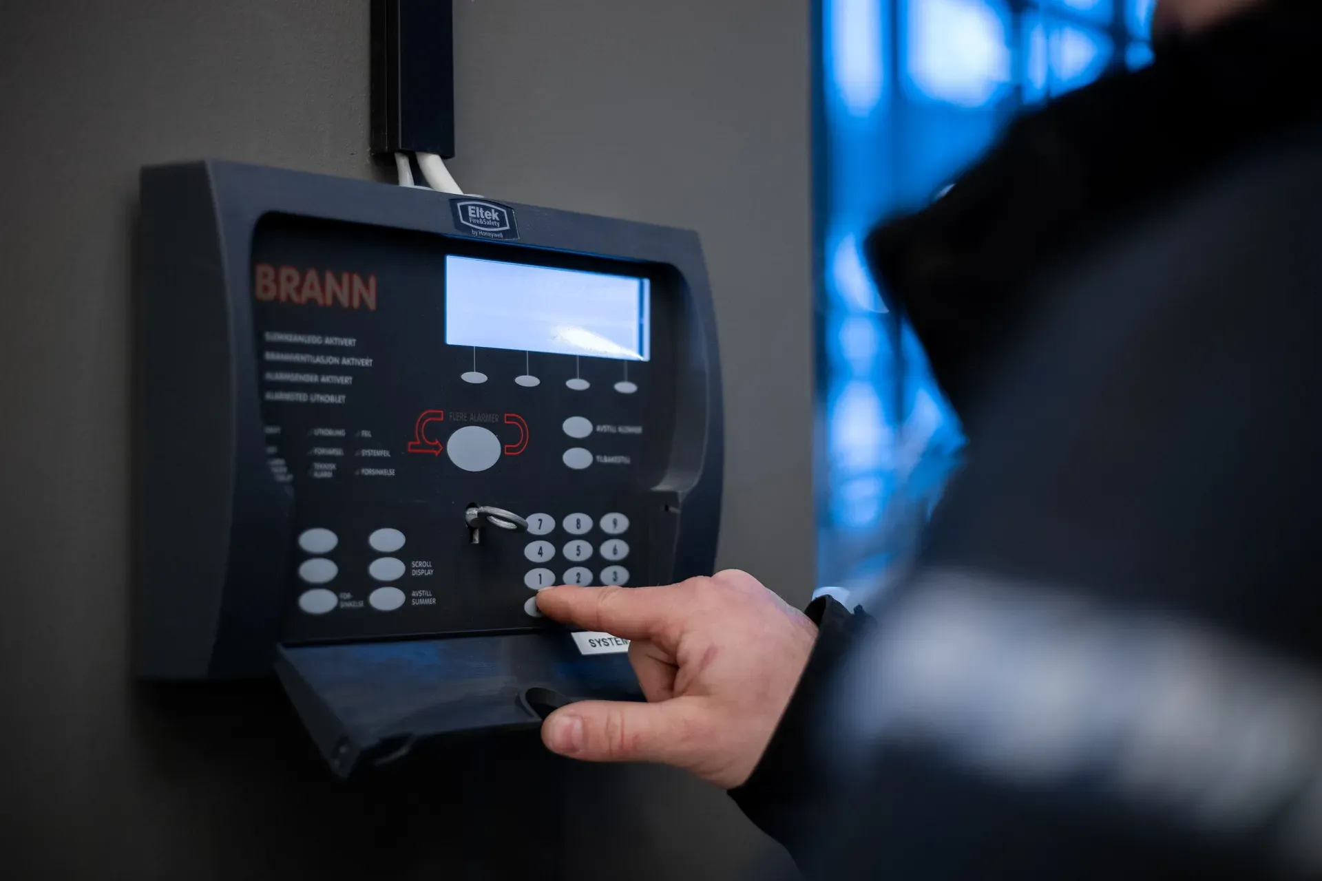 Brann og nødlys