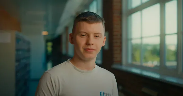 Portrett av en lærling i Eltera