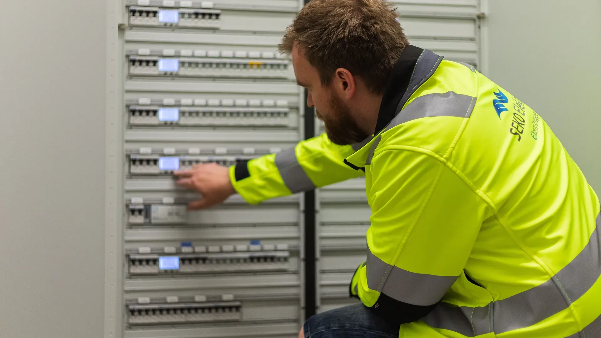Lager- og logistikkbygg hos Bulk Wood med elektro fra SEKO Elektro, SD-anlegg.