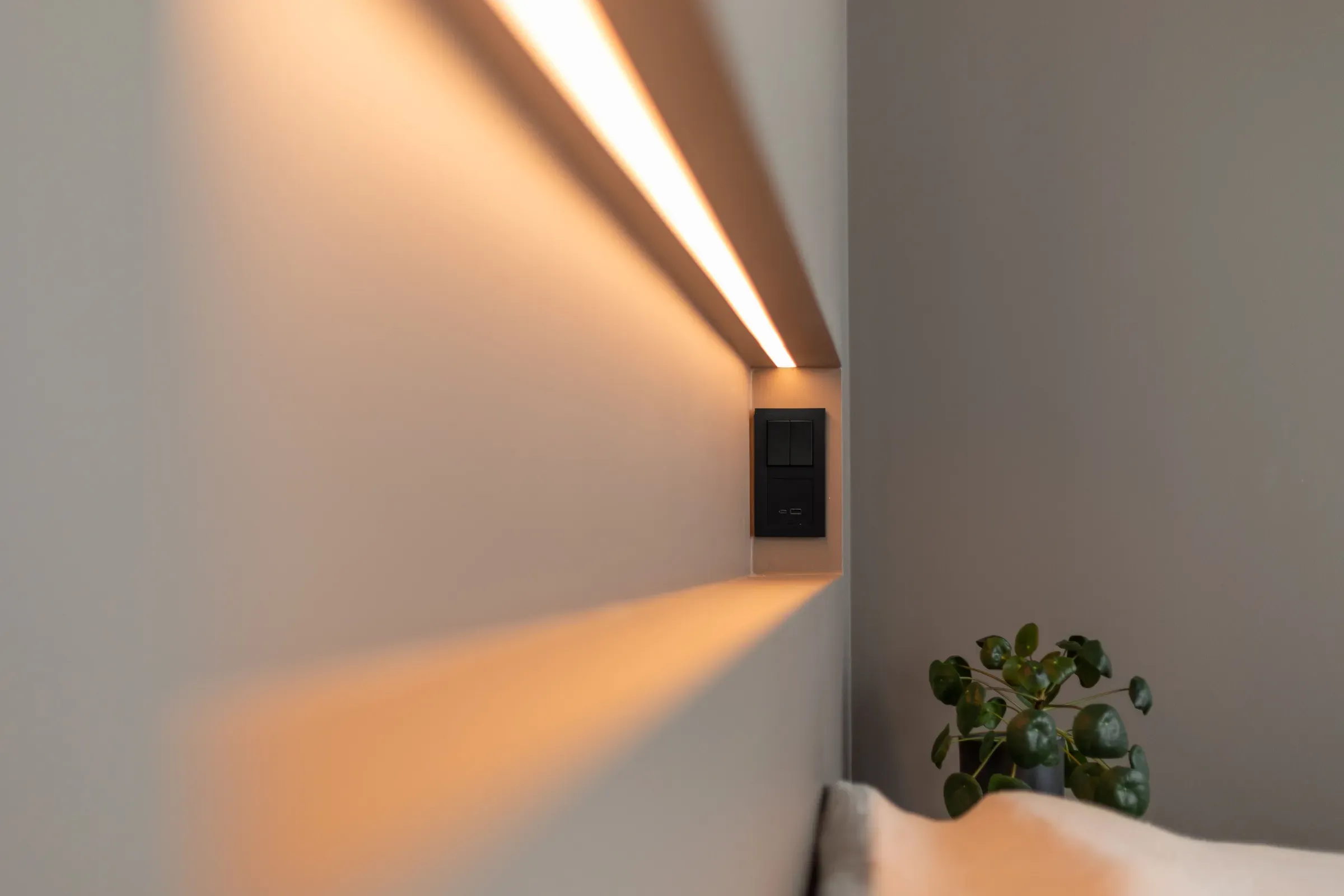 Led striper soverom