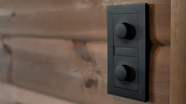 Dobbel sort dimmer