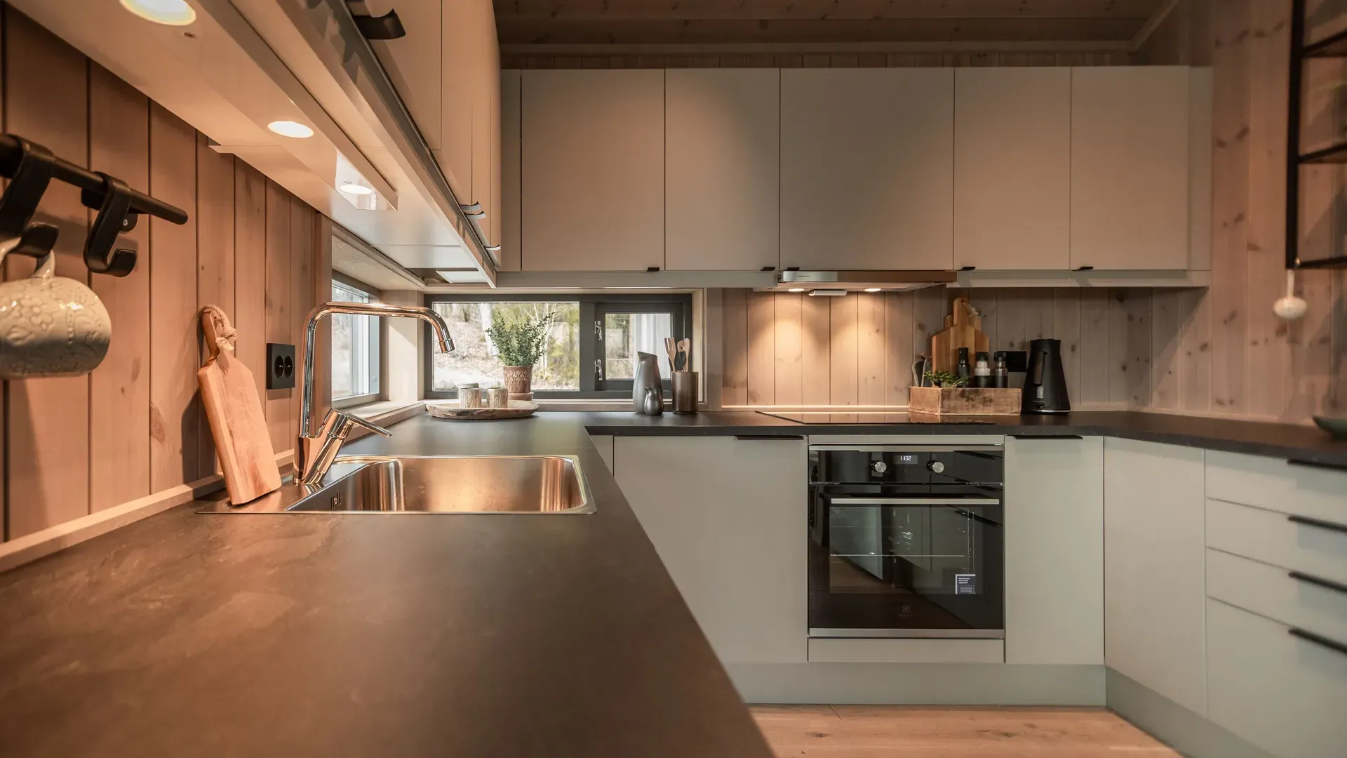 Tinde Hytter kjøkken