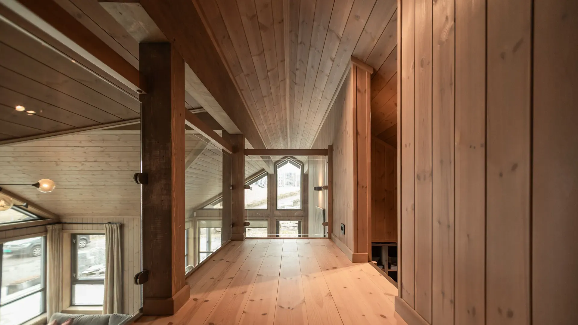 Tinde Hytter loftstue