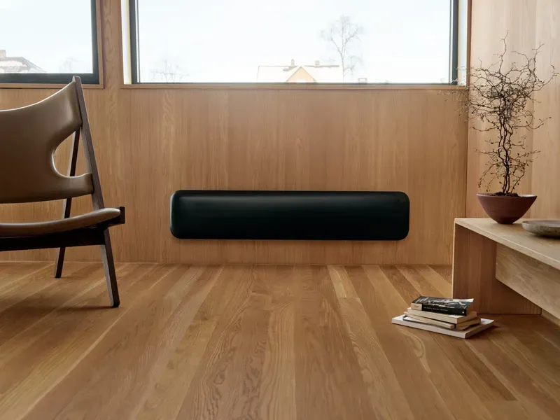 Mill Invisible WiFi panelovn svart