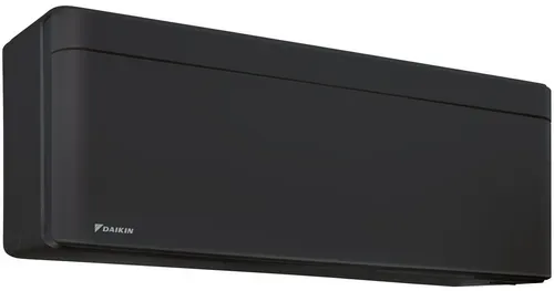 daikin stylish varmepumpe sort front fra siden