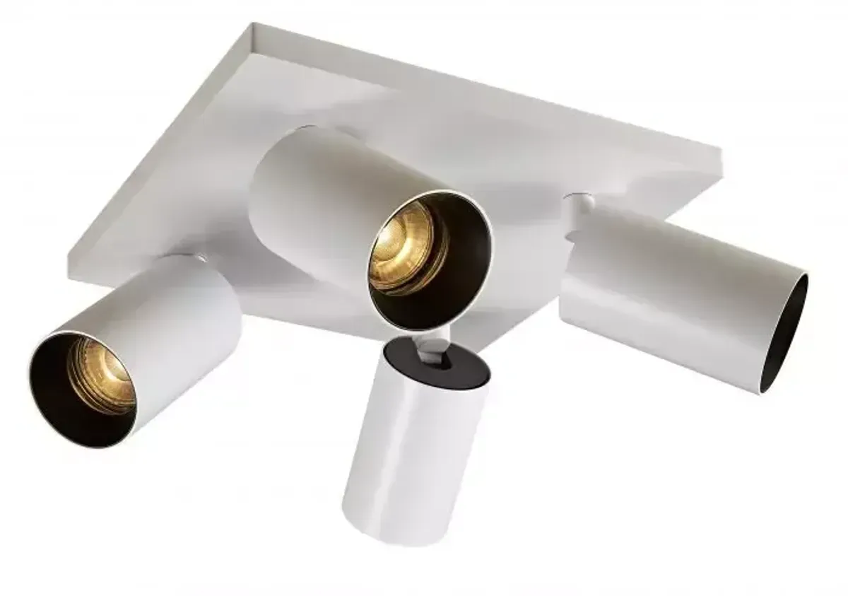 hvit taklampe