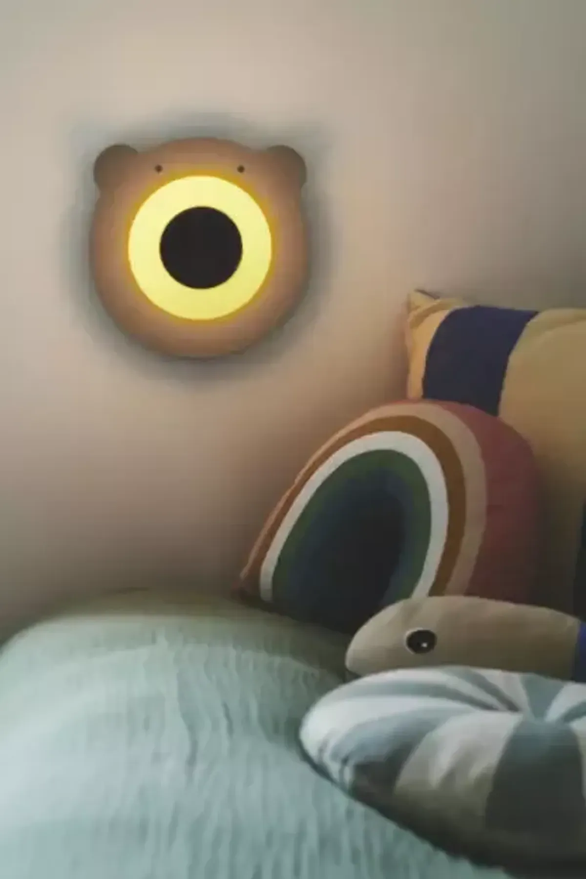 seng med vegglamper