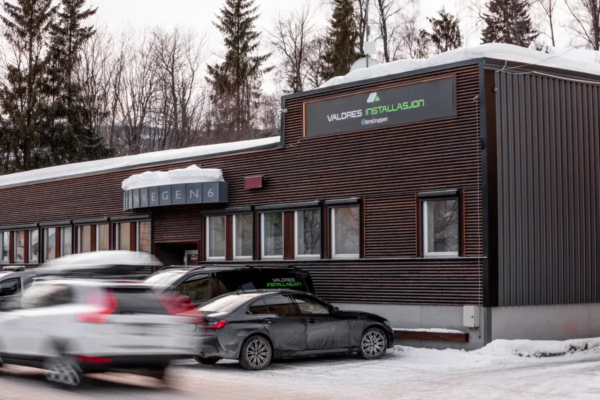 Kontorbygg til Valdres intallasjon