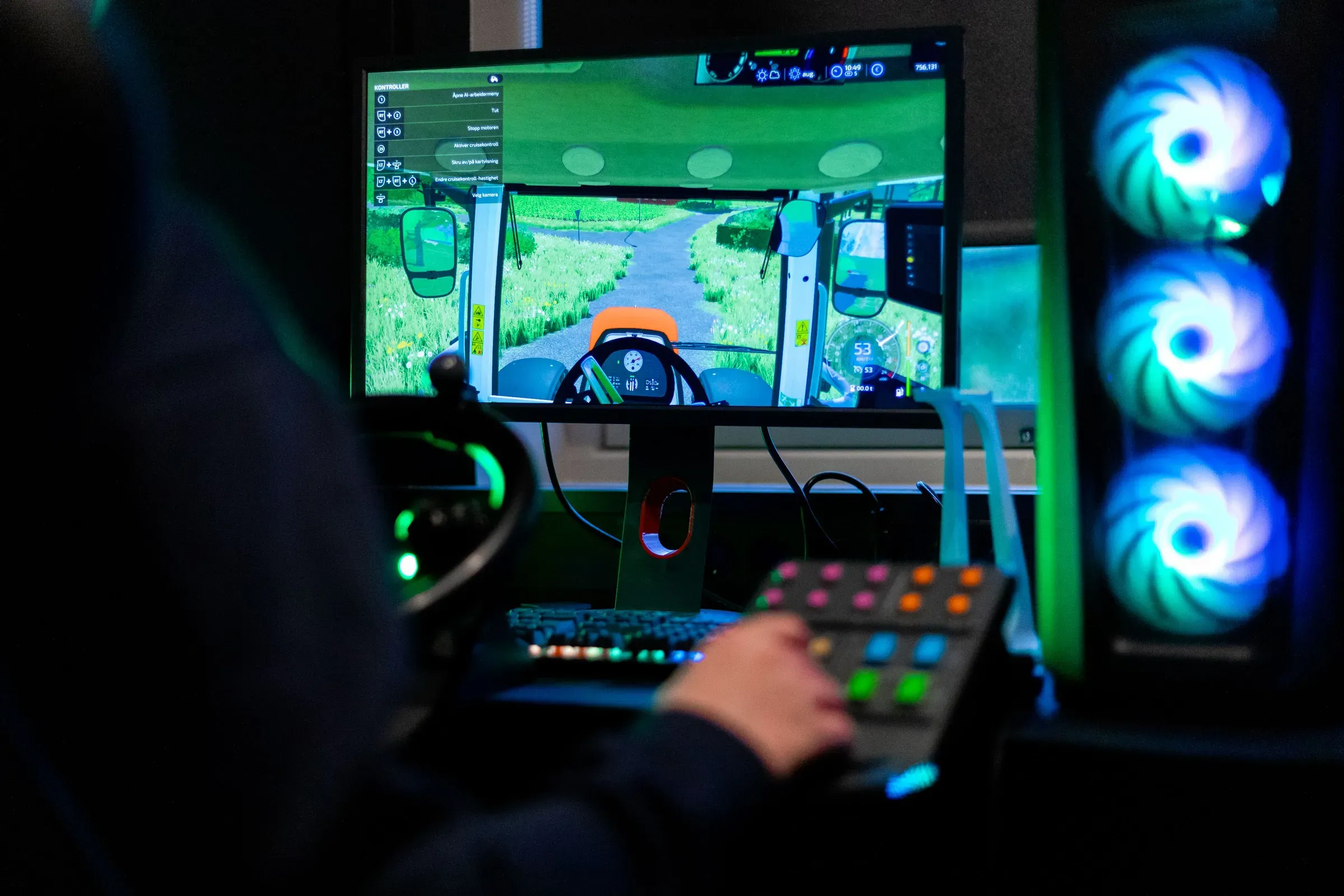 en person som spiller dataspill